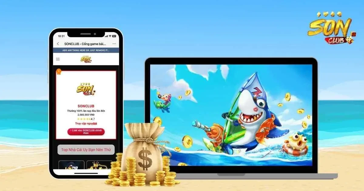 Trải nghiệm bắn cá SONCLUB thế giới đại dương đầy màu sắc 2 Những lý do nên chọn chơi bắn cá SONCLUB